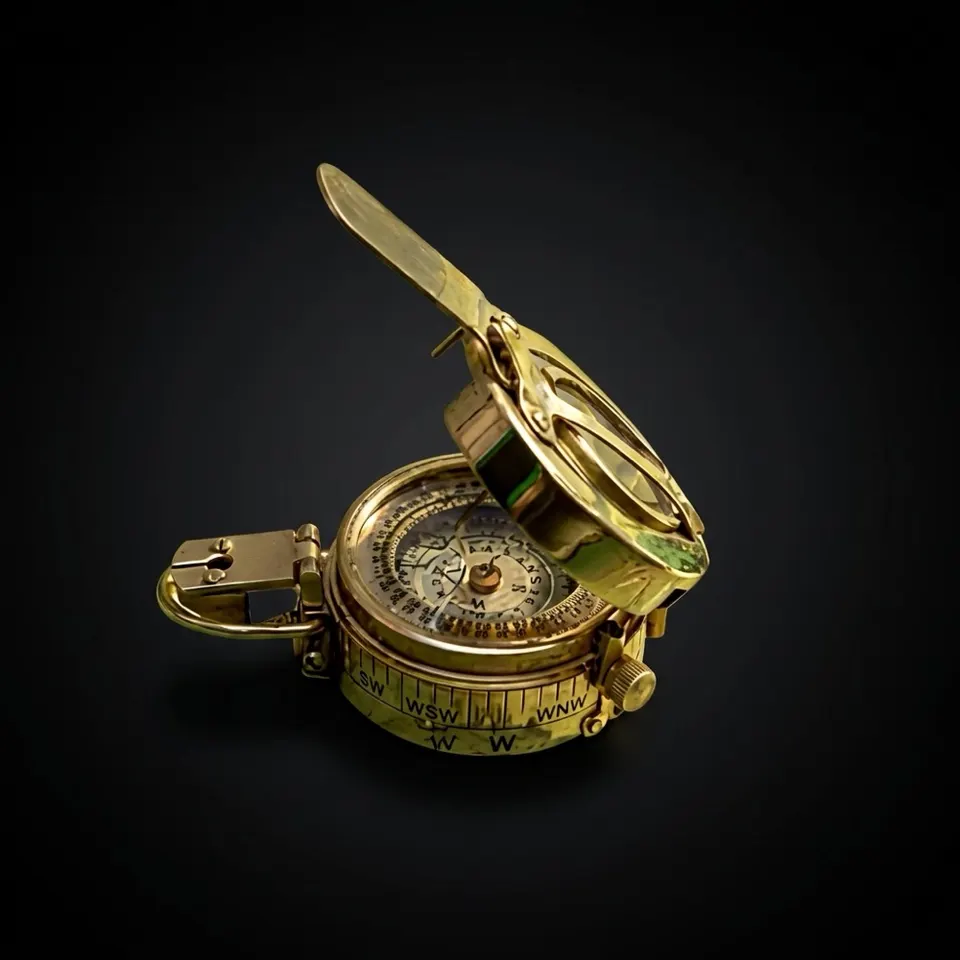Brunton Compass, Leather Case