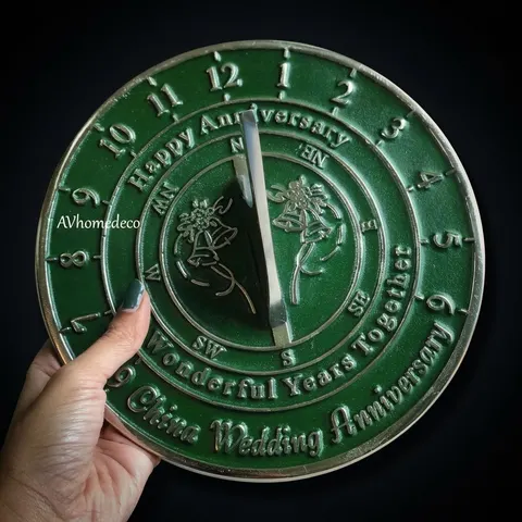 Anniversary Brass Garden Sundial view 1