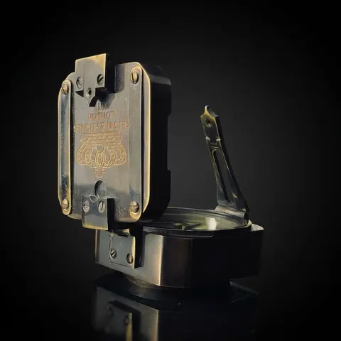 Brunton Compass, Black Antique Finish view 1