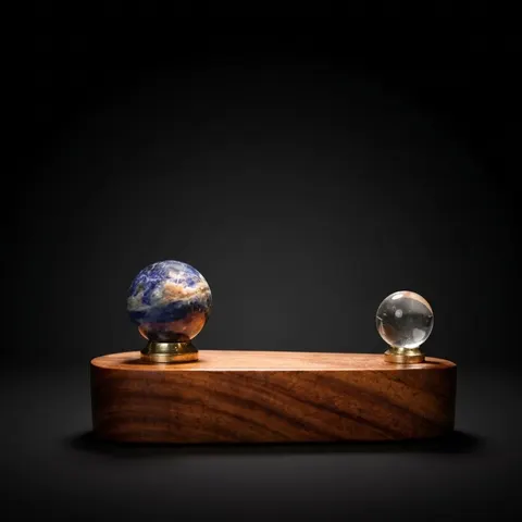 Earth & Moon Gemstone Set view 1