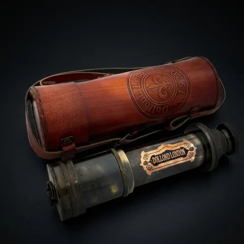 Brass Spyglass Telescope 16" view 1