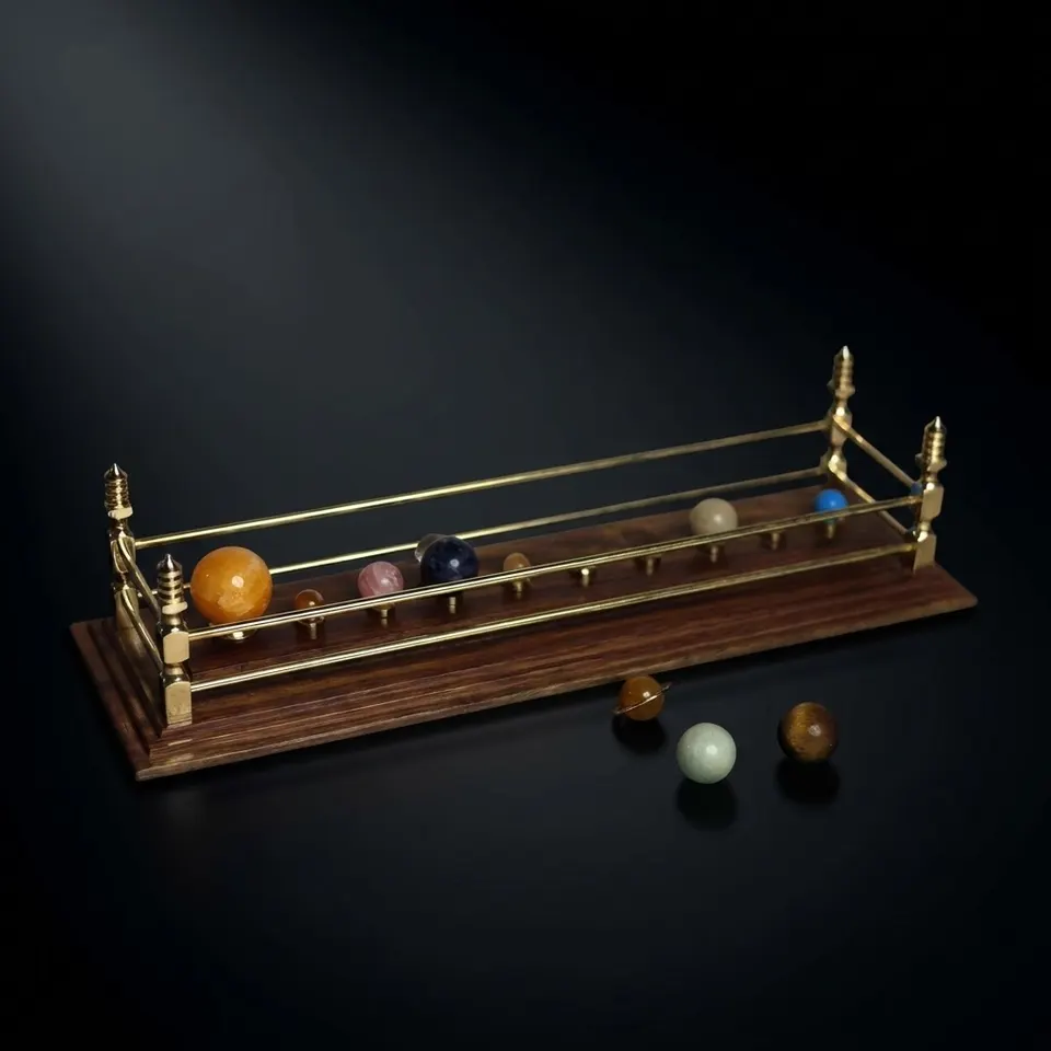 Gemstone Solar System Model