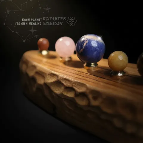 9 Planet Gemstone Display view 1