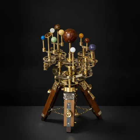 Brass Solar System Orrery, Museum Display view 1