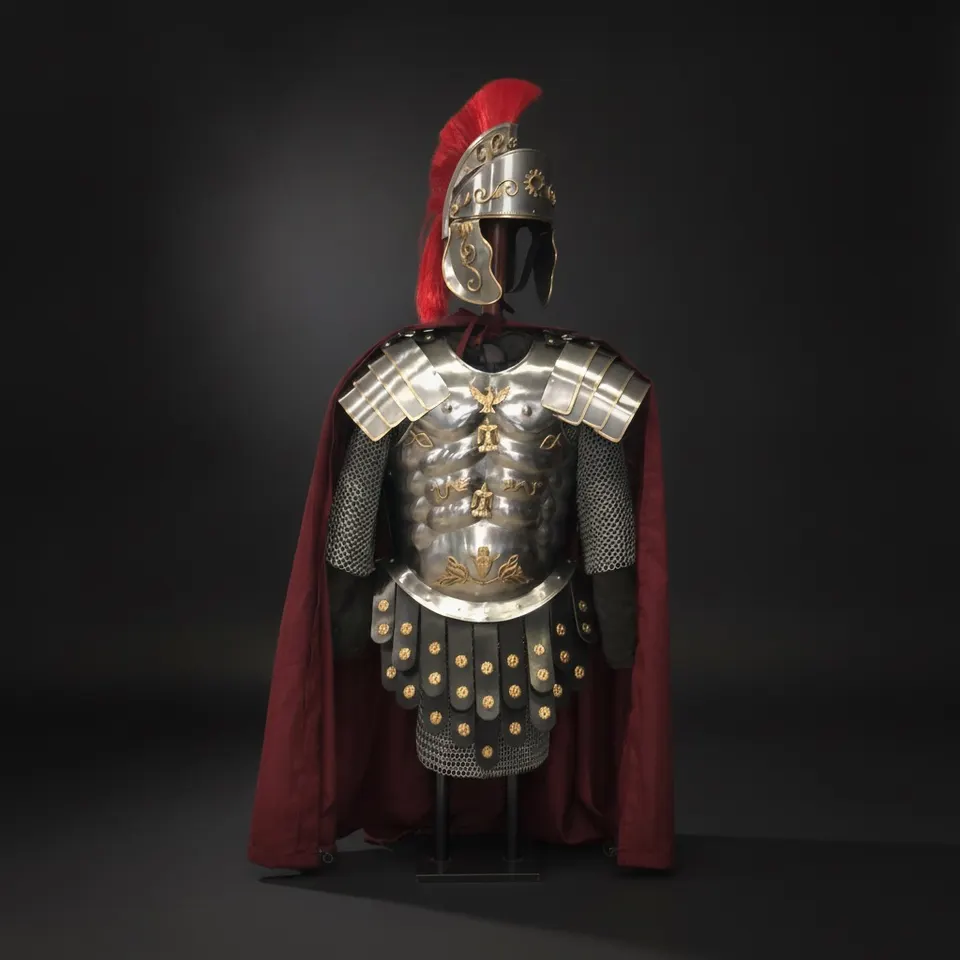 Greek Roman Muscle Armor Cuirass with Full Greco-Roman LARP Set