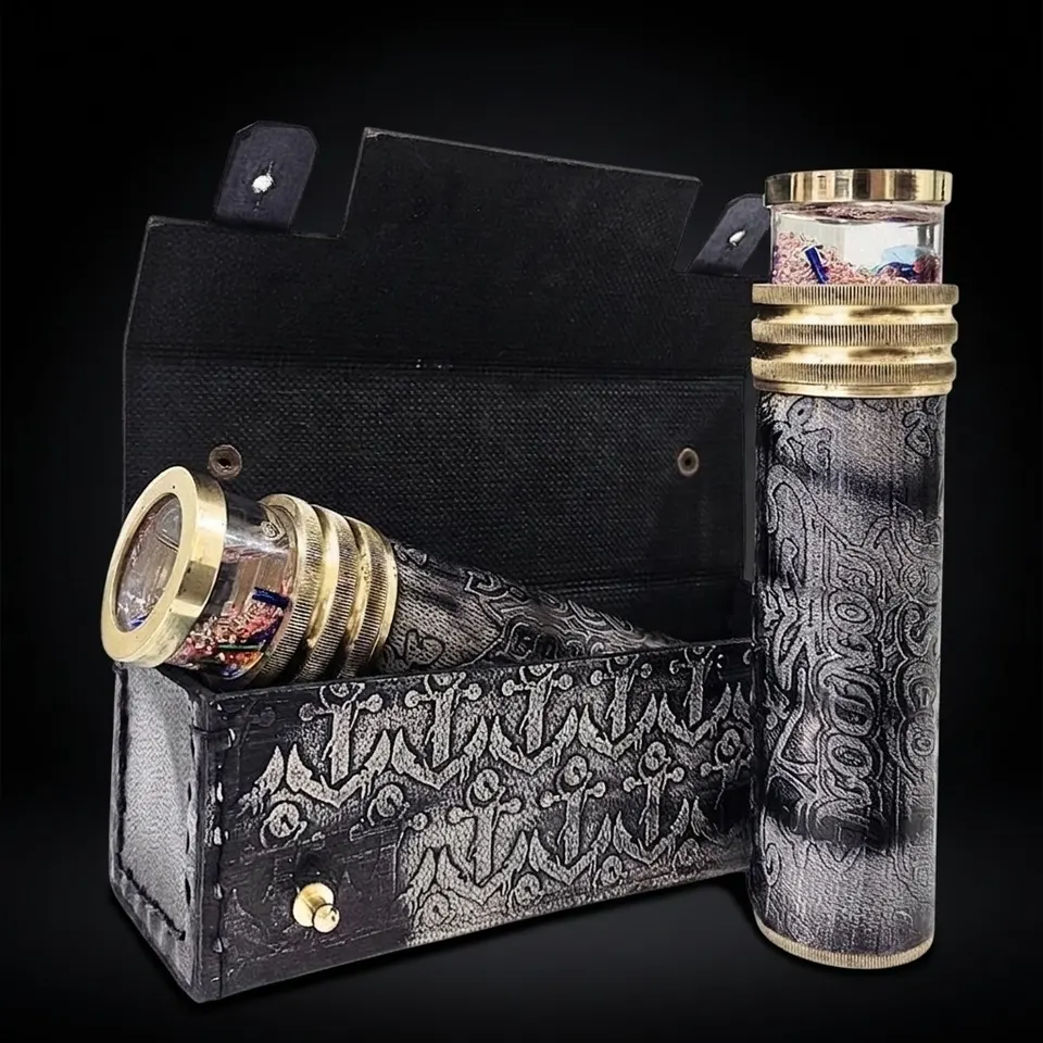 Handmade Brass Liquid Kaleidoscope
