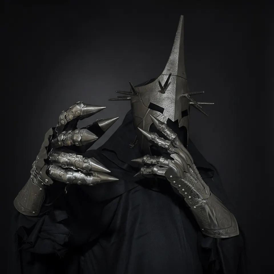 Medieval Handmade Nazgul Armor with Gothic Horror Wearable Cosplay
