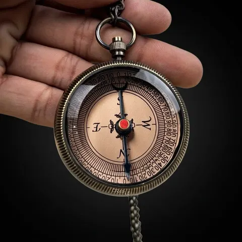 Antique Finish Compass view 1