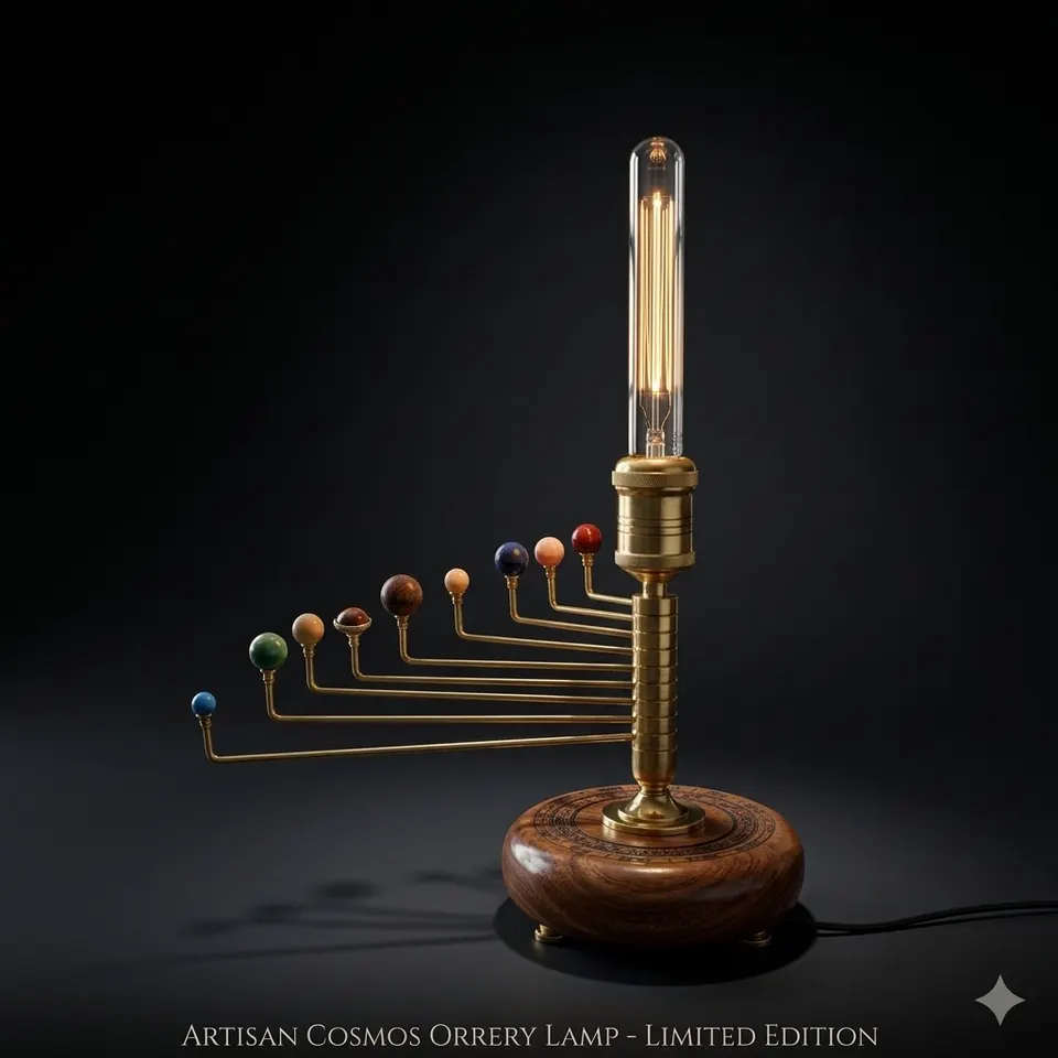 Planetarium Lamp, Solar System Table Lamp, Decorative Lamp, Perfect Lamp for Astronomers