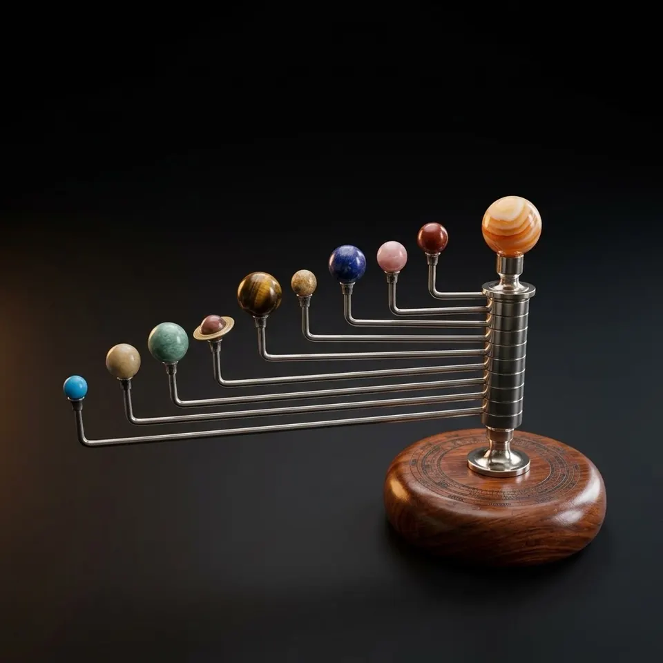 Vertical Solar System Model