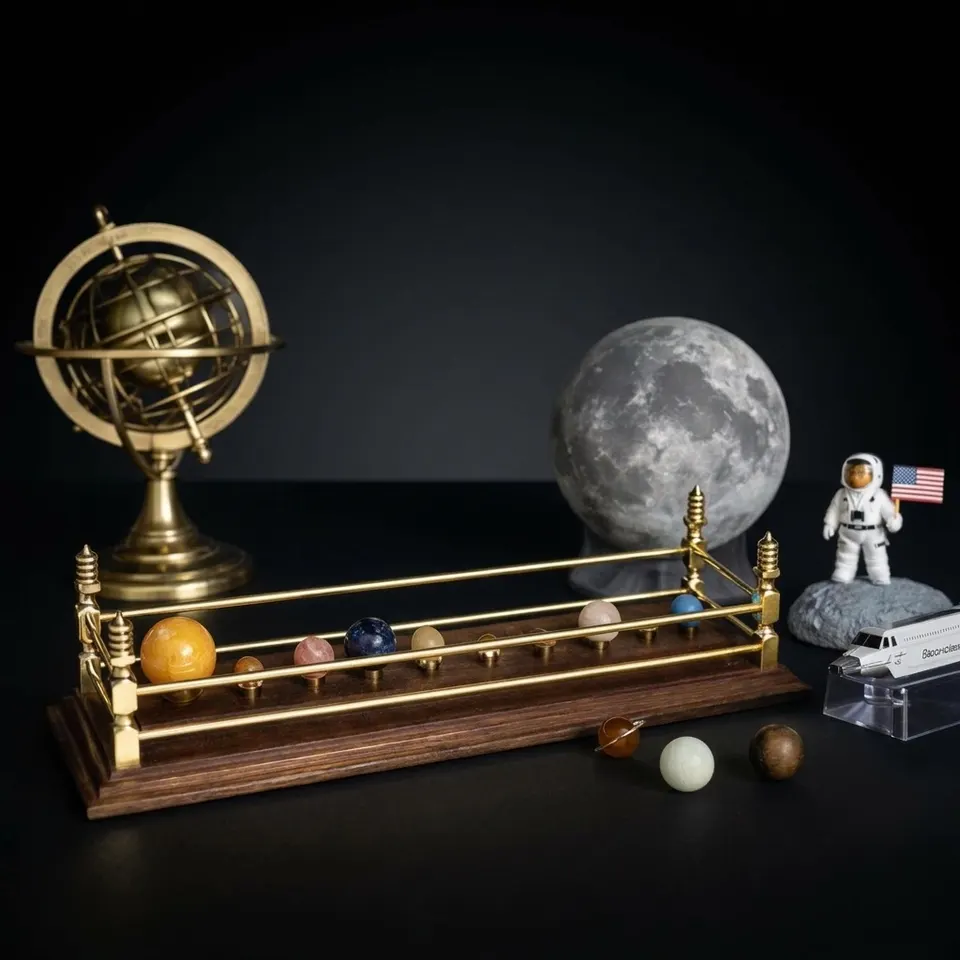 Gemstone Solar System Model