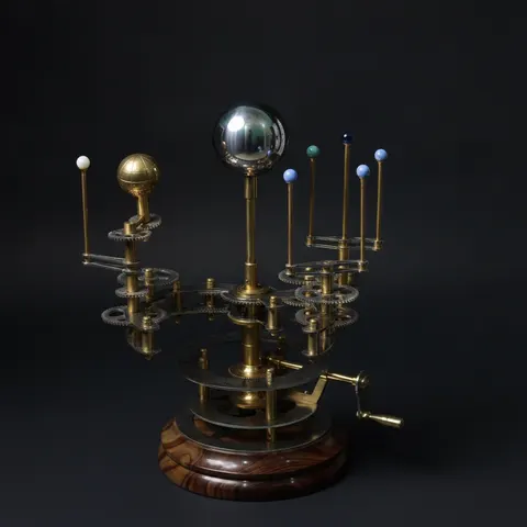 Brass Solar System Orrery, Museum Display view 1