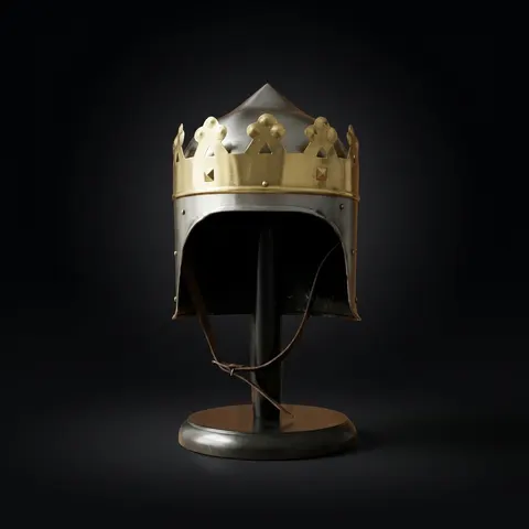 King Arthur Helmet — Richard Lionheart Crown Replica view 1