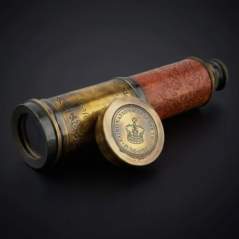 Brass Spyglass Telescope 20" view 1