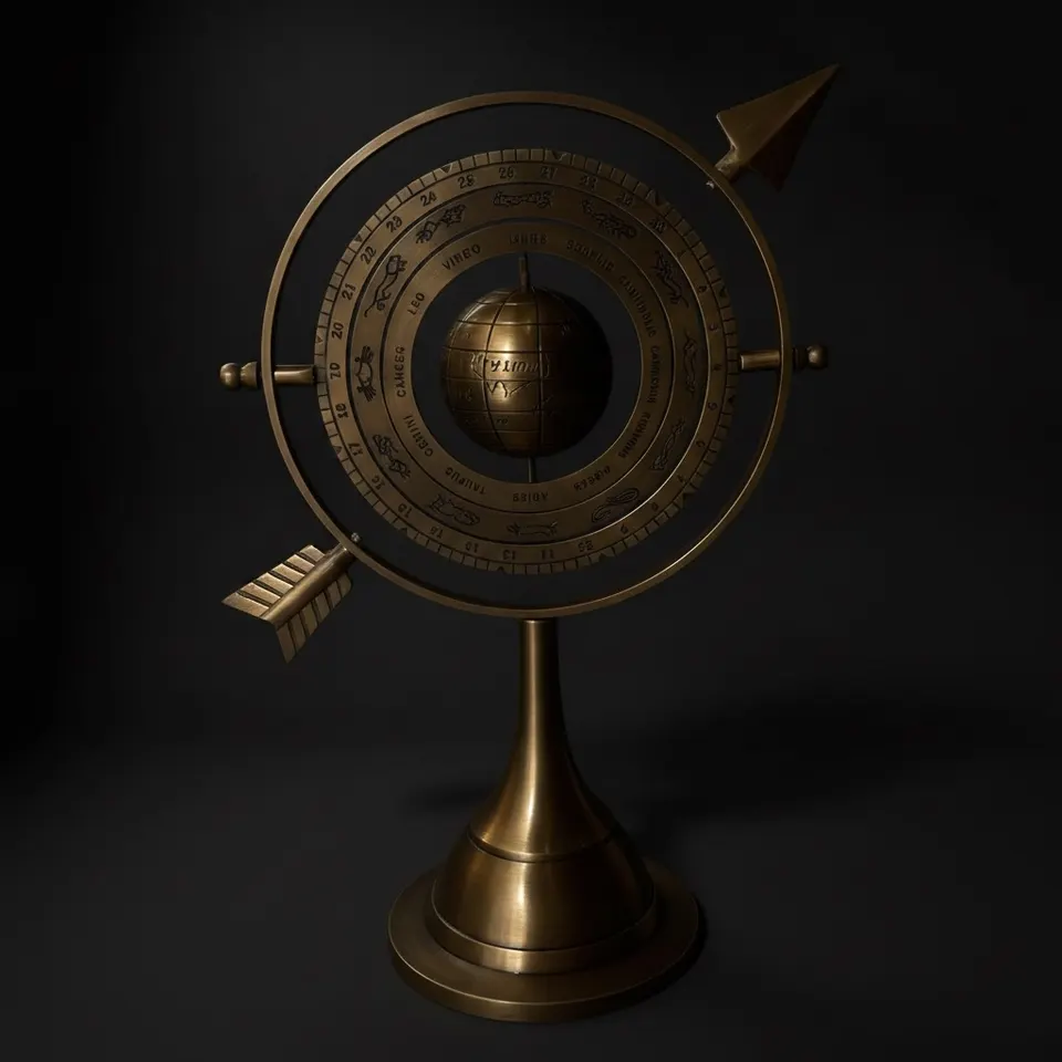 All-Brass Armillary Globe Sphere Nautical