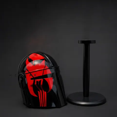Custom Sci-Fi Warrior Helmet — Cosplay Display view 1