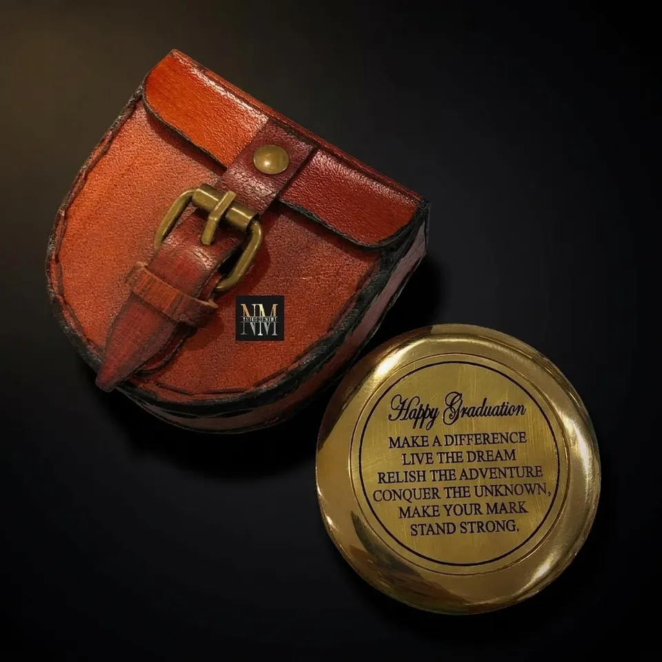 Graduation Compass, Leather Case