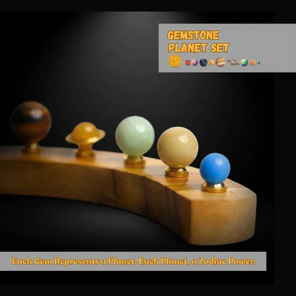 Gemstone Planet Stand
