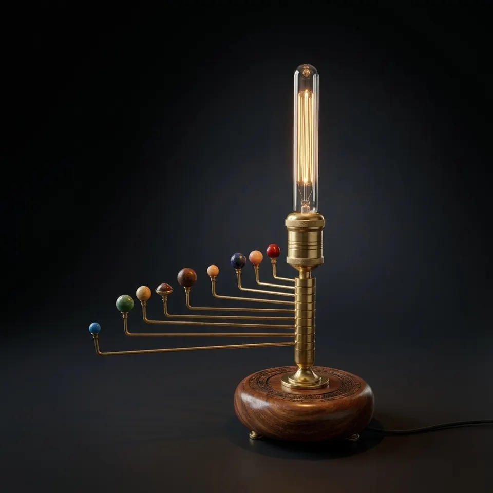 Planetarium Lamp, Solar System Table Lamp, Decorative Lamp, Perfect Lamp for Astronomers